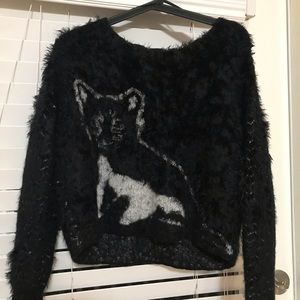 Hippocampus wool sweater
